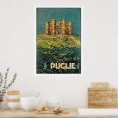 Apulien, Italien Vintage Travel Poster (Küche)
