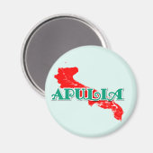 Apulien Magnet (Vorderseite/Rückseite)