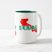 Apulien Zweifarbige Tasse (VorderseiteRechts)