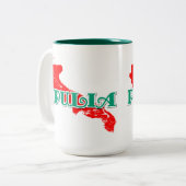 Apulien Zweifarbige Tasse (Vorderseite Links)