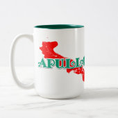 Apulien Zweifarbige Tasse (Links)