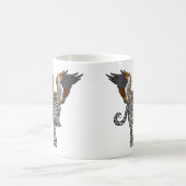 Aq Bars. Legendäre Flügelschneeleopard Kaffeetasse (Mittel)