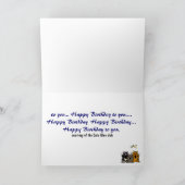 AQ- Cats Singing Birthday Card Karte (Innenseite)