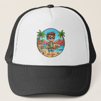 Aqaba Jordan Sommerurlaub Junge Surfer Trucker Hau Truckerkappe