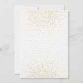 Aqiqah Pink Bow Girl Einladung (Rückseite)