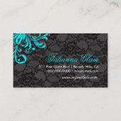 Aqua 311 u. Spitze-Haar durch Visitenkarte (Rückseite)