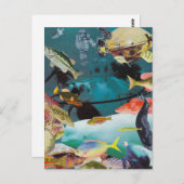 Aqua Adventures Postkarte (Vorne/Hinten)