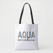Aqua Aerobics Cheetah Print Water Aerobics Geschen Tasche (Vorderseite)