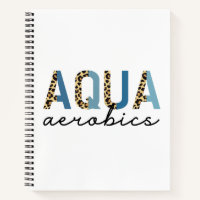 Aqua Aerobics Cheetah print Water aerobics gifts
