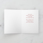 Aqua Aerobics Instructor Thank You at Christmas Karte (Innenseite)