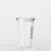 Aqua Aerobics ist meine Therapie Wasser Aerobics G Acryltrinkbecher (Rechts)