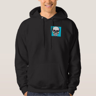 Aqua Anatomisch Sugar Skull Mosaik Hoodies