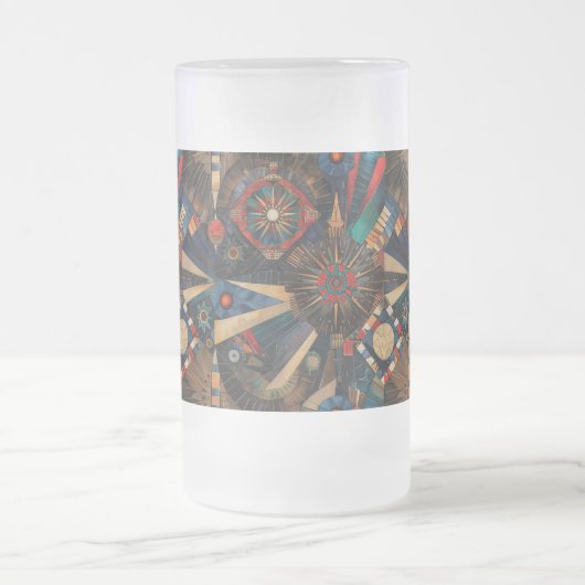 Aqua "Ancient Indigenous Chronicles" Frost Mattglas Bierglas (Mittel)