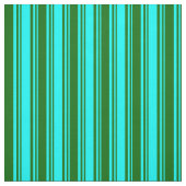Aqua and Dark Green Lines Pattern Stoff (Muster)