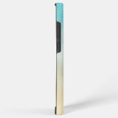 Aqua and Gold Ombre Foil Samsung Galaxy Hülle (Rechte Seite)