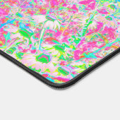 Aqua and Hot Pink Sunrise in My Rubio Garden Schreibtischunterlage (Ecke)