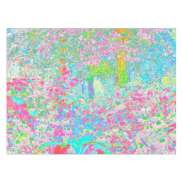 Aqua and Hot Pink Sunrise in My Rubio Garden Tischdecke