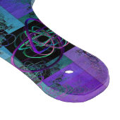 Aqua and Lilac Fraktal Joy Cutting Board Schneidebrett (Ecke)