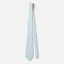 Aqua and White Wave Muster Wedding Neck Tie Krawatte