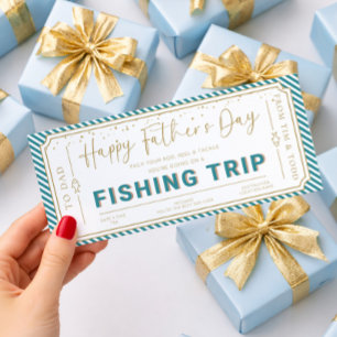 Aqua-Angeltour Vater-Tags-Geschenkgutschein Karte