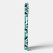 Aqua Animal Print/Camouflage Case-Mate iPhone Hülle (Rückseite / Rechts)