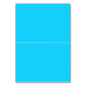 Aqua Aqua Aqua Aquarell, Seesternehohe Platzkarte Tischnummer (Rückseite)