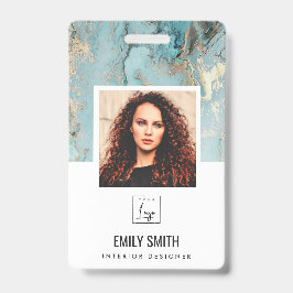 AQUA AQUAMARIN AGATE EMPLOYE FOTO BAR CODE NAME AB AUSWEIS