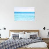 Aqua Aquamarin Lavendel Ocean Waves Tropical Beach Leinwanddruck (Insitu (Schlafzimmer))