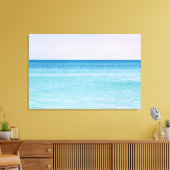 Aqua Aquamarin Lavendel Ocean Waves Tropical Beach Leinwanddruck (Insitu (Wohnzimmer))