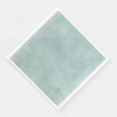 Aqua Aquamarin Mint Aqua Texture Wedding Serviette (Ecke)