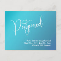 Aqua Aquamarin Ombre Gradient Zurückgestellt Hochz