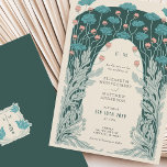 Aqua Aquamarin Pink Art Nouveau-Deko Fusion Vintag Einladung<br><div class="desc">Erschaffen Sie eine Atmosphäre von schlichter Eleganz für Ihre Hochzeit mit dieser Aqua und Aquamarine Art Nouveau und Art Deco-inspirierte Vintage Blumen Hochzeit Einladung. Diese Einladung ist perfekt für die Frühlings- und Sommerfeiern geeignet und verbindet die ständigen Favoriten des Wassers mit dem aquamarinen und sorgt für eine erfrischende Energie, die...</div>