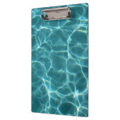 Aqua Aquamarin Swimming Pool Wasser Foto Klemmbrett (Links)