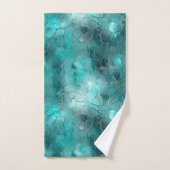 Aqua Aquamarin Türkis Glam Dreams Badhandtuch Set (Handtuch)