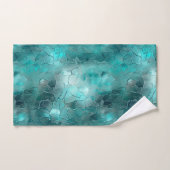 Aqua Aquamarin Türkis Glam Dreams Badhandtuch Set (Handtuch)