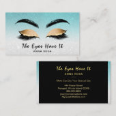 *~* AQUA AQUAMARINE Lashes Visitenkarte (Vorne/Hinten)