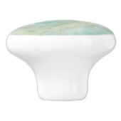 Aqua-aquamariner Schein Keramikknauf (Seitenansicht)
