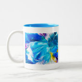 Aqua Art Design Coffee Mug Zweifarbige Tasse (Links)