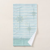 Aqua Atomic Star Mid Century Mod Towel Set (Handtuch)