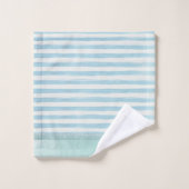 Aqua Atomic Star Mid Century Mod Towel Set (Waschlappen)