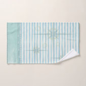 Aqua Atomic Star Mid Century Mod Towel Set (Handtuch)