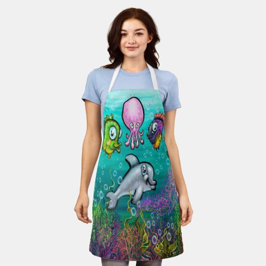 Aqua Babies Schürze (Getragen)