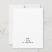 Aqua Baby Announctions Cards Ankündigung (Rückseite)