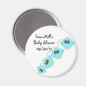 Aqua Baby Bird Magnet (Vorderseite/Rückseite)