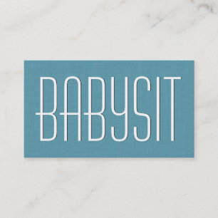 Aqua BABYSITTER Simple Style V383A Visitenkarte