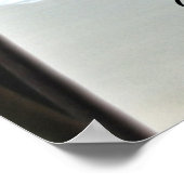 Aqua Beach Orchid Poster (Ecke)