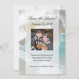 Aqua Beach Orchidee Save The Date