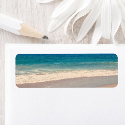 Aqua Beach Scene Foto (Insitu)