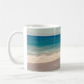 Aqua Beach Scene Foto Kaffeetasse (Links)