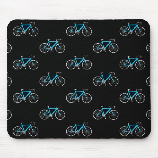 aqua bicycle on black mousepad (Vorne)